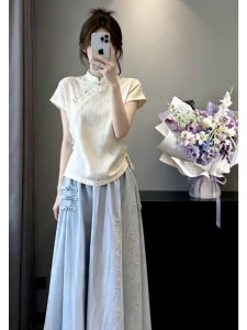 LIRUSHAN | Summer Chinese Style Fashionable Elegant Dress Set