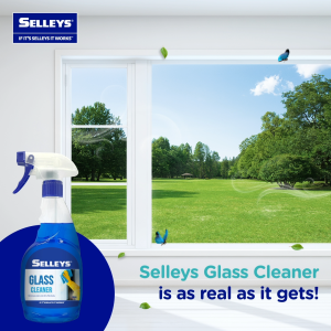 SELLEYS - GLASS CLEANER 500ML | LEAVE NO WATERMARKS / REDUCE DUST AND MISTS