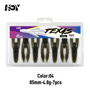 Kingdom | Kingdom Sinking Soft Bait 85mm/7pcs 105mm/6pcs Soft Fishing Lure Shrimp Lobster For Bass Perch Saltwater Freshwater Fishing