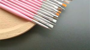 15PCS Manicure Set Pencel Dotting Painting Design Acrylic Nail Art Brush For Manicure Decoration A Set of brushes