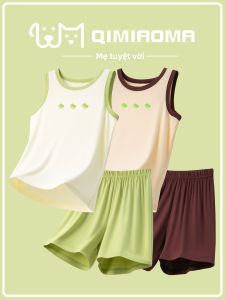 Bộ Quần Áo Mỏng Không Tay Mùa Hè Cho Trẻ Em Và Thiếu Niên