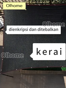 【Jaminan】Paranet 99% Lebar 2/3/4/5/6 Meter Shading Net Nylon Anti Panas-Kualitas Hitam/Kopi/Hijau