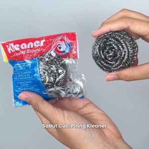 Kleaner Sabut Cuci Piring 15 Gram 2 Pcs Stainless Serbaguna GSH007