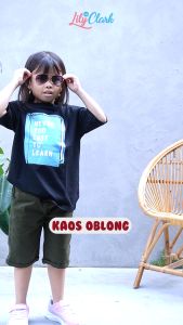Kaos Anak Laki Laki KLC13 Bahan Adem dan Nyaman Dipakai