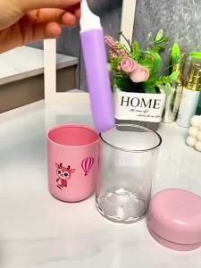 Hayan | Portable Travel Toothbrush and Toothpaste Set