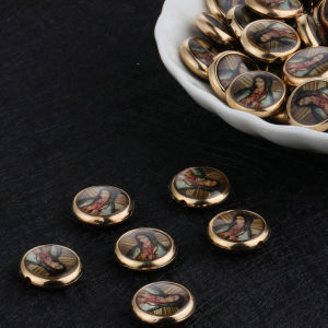 Ý Thánh Benedict Đức Mẹ Đồng Trinh Đeo Chéo Mặt Dây Chuyền Phù Điêu Phong Cách Công Giáo Tượng Túi Móc Khóa Đồ Trang Trí Thủ Công Tự Làm