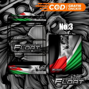 STIKER DECAL SANGKAR KANDANG STIKER DECAL BURUNG KOTAK REPLIKA MOTIF PALESTINA
