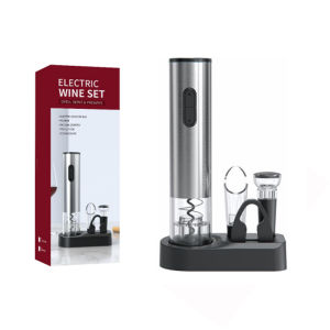 Electric Automatic Wine Opener Set Multifunction Red Wine Pourer & Stopper Ins Style Bottle Opener Gift Set for Home & Kitchen