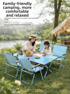 CHAOMU | Portable No-Assembly Camping Table and Chairs Set