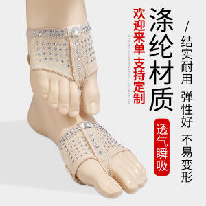 New Womens Belly Dance Shoes with Half-Palm Protection Ballet Dance Practice Shoes Elastic Fabric Pointe Shoes Fitness Supplies