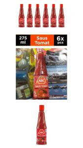 ABC Saus Tomat 275 ml - Multipack 6 pcs Halal