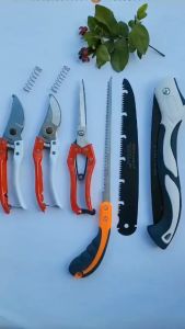 (FREESHIP) Combo Dụng Cụ Làm Vườn Cây Cảnh Bonsai Nhật Bản (Kéo Cắt Cành Kéo Tỉa ThépTrắng Cưa Lách New và Cưa Barker Kèm Lưỡi) - Dụng Cụ Bonsai Hàng Nhật