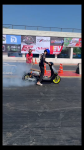 ดูโอ้ความเร็ว 200+ มอเตอร์โมดิฟาย 5000w +EM350S ทดสอบด้วยการลงสนามเรียบร้อย แรงไม่ต้องคิด บิดมิดไมล์ สำหรับรถมอเตอร์ไซค์ไฟฟ้า