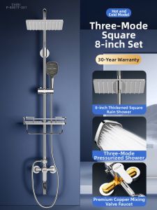 SHENYUAN | High-end Constant Temperature Copper Shower Set