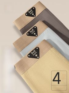 Quần lót boxer nam MiiOW cotton thoáng khí lưng vừa màu trơn