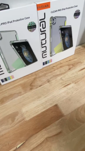 Case/ Ốp/Bao da IPAD hiệu Mutural Clear Pro Cho IPAD Gen 11 A16 2025 / Gen 10 10.9 inch 2022 - Lưng PC trong suốt viền TPU Có Khay Đựng Bút Bao Da Thông Minh tự động tắt mở màn hình