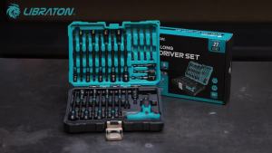 LIBRATON 27PCS Nut Driver Set with Quick-Change Ratchet Handle Metric & SAE Nut Driver Set 6  for Impact Drill Hand Tool