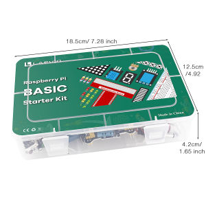 LAFVIN Basic Starter Kit for Raspberry Pi with Breadboard Power Supply Module Python C Java Scratch Programming Beginner Kit