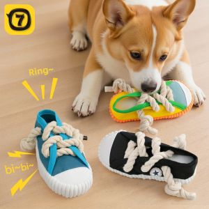 7o | Self-amusement Squeaky Teething Toy for Small and Medium Dogs