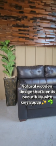 Rustic Reclaimed Wood Tall Planter Pot – Handmade Antique Wooden Indoor Plant Pot – Luxury Rustic Floor Planter – Eco Friendly Solid Wood Plant Holder Handmade Reclaimed Wood Floor Planter – Tall Rustic Wooden Plant Pot – Antique Style Indoor Plant Holder
