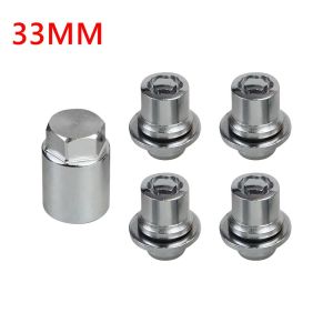 Bộ Ốc Khóa Bánh Xe Toyota Corolla Tacoma Lexus GS300 GX460 Kích Thước 33MM/44MM M12 X 1.5 Chất Liệu Sắt Chống Trộm Thay Thế