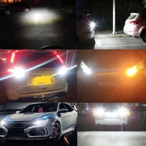 KEVANLY | 2Pcs BAY15D 1157 Led Brake Light 1156 BA15S P21W Led PY21W BAU15S DRL Turn Signal Lamp 3014 9 SMD Lighting Reverse Lamp 12V