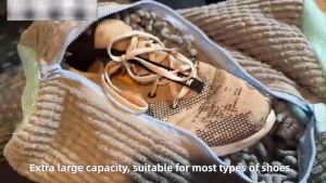 1/2 PCS Shoe Washing Machine Bag Portable Sneaker Laundry Bag for Shoes Reusable and Durable Shoe Laundry Bag for Washer and Dryer Organizer Suitable for Cleaning Shoes Gym Tennis Basketball Shoe Storage