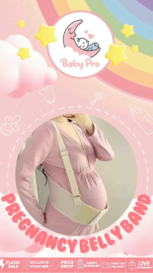 Baby Pro Pregnancy Belly Support & Back Support Belt Breathable Pregnancy Belly Band