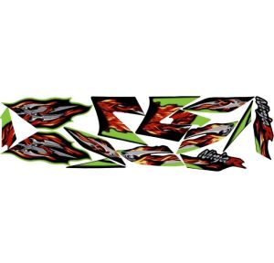 STRIPING STIKER NINJA R API 2007 2008 COPY original