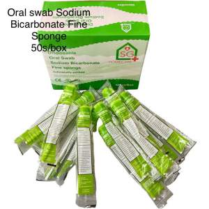 Authentic SG Homecare Oral Swab Rough Sponge with Sodium Bicarbonate