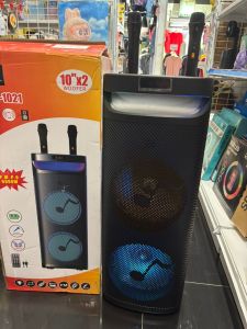 Dual 10” Woofer Bluetooth Karaoke Party Speaker
