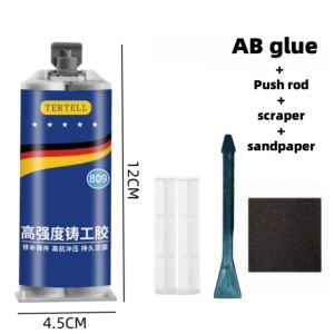 Keo Dán Sửa Chữa Kim Loại 2 Trong 1 Công Nghiệp AB Caster Keo Dán Chịu Nhiệt Chất Bịt Kín Hàn Lạnh Chất Sửa Chữa Khuyết Điểm Mạnh Mẽ Cho Các Bộ Phận Dụng Cụ