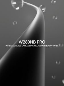 Edifier W280NB Pro หูฟังคอ ANC บลูทูธ 5.4 โทรชัดเจน เล่นเกมความหน่วง 60ms แบตเตอรี่ 23 ชั่วโมง Hi-Res Audio IP55 กันน้ำ พร้อมจุกหูฟังป้องกันแบคทีเรีย แอป Edifier Connex