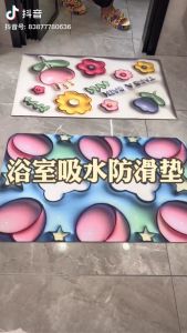 Keset 5 Dimensi Terbaru: Keset Kamar Mandi Diatomite 5D Anti Slip & Menyerap Air