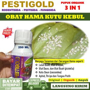 Obat Semprot Hama Kutu Kebul untuk Semua Tanaman Bagus Ampuh PESTIGOLD Pestisida Organik Nabati 250ML