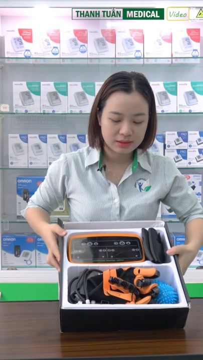 Máy tập tay Robot Finger Trainer dùng cả 2 bàn tay cho người tai biến, liệt - Bàn tay Robot phục hồi chức năng