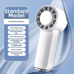 Ultra-Powerful Portable Handheld Fan High-Aesthetic 2024 New USB Cooling Desktop Mini Portable Ice-Minuting Summer Cooling Tool Large Wind Force