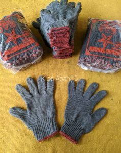 Sarung Tangan Kain 1 Lusin Sarung Tangan Tebal Sarung Tangan Abu Sarung Tangan Putih Sarung 24pcs