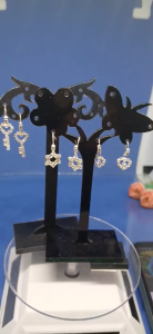 Warranty An Ori.Pure Silver 925 Female/Ladies Earring_Crystal(Jamin Perak 925 Tulen Subang Kristel utk Gadis/Wanita)保证真品925纯银耳环