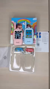 Kids Video Walkie Talkie Toy 2.0 Inch Screen 2way Radio Communication Type C Rechargeable Long Range Birthday Gift