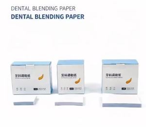 JNSUR Disposable Mixing Paper Double Sided Dental Mixing Paper Nail Art Mixing Paper Luting Powder Mixing Paper Sampling Pape