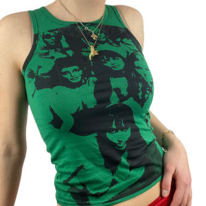 Áo Thun Không Tay Cổ Tròn Thường Ngày in Họa Tiết Thời Trang Mùa Hè 2023 Áo Vest Bó Sát Chất Liệu Khác Màu Trơn Phong Cách Đường Phố