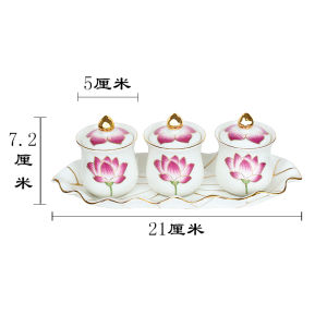 Bộ Ba Cốc Tế Lễ Phật Giáo Bát Bửu Cốc Nước Tế Lễ Bồ Tát Quán Thế Âm Bồ Tát Thần Tài Bùa May Mắn Cốc Nước Tế Lễ