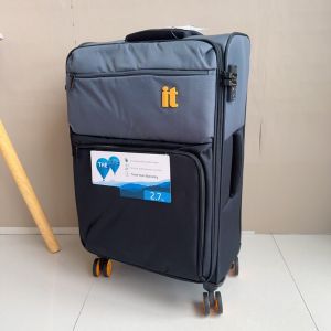 Ultra-Light Oxford Fabric Expandable 24 Inch Carry-On Luggage Silent Wheel Travel Suitcase Soft Box Fashionable Mens And Womens Bag