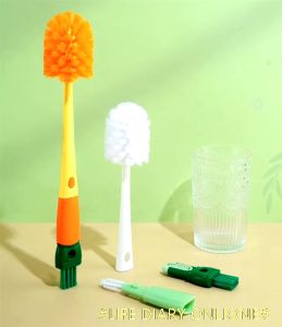 5-in-1Cleaning Cup Brush Detachable Long Handle Multi-function Scrubber Wall Suction Glass