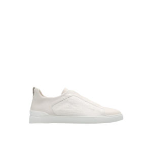 HELEON | Soft Leather Breathable Slip-On Casual White Shoes