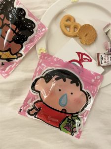 Adorable Cartoon Birthday Holiday Storage Bag Self-Sealing Gift Bag with Clip Ideal for Candles Toys Stationery Packaging