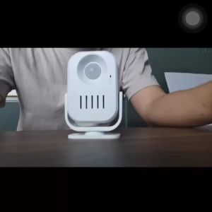 กระดิ่งทางเข้า พร้อมฟังก์ชั่นบันทึกเสียง Hello Welcome เซนเซอร์ตรวจจับการเคลื่อนไหว ภาษาอังกฤษ ไทย มาเลย์ ภาษาจีน L105 สีเทียนแดง