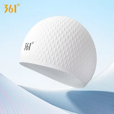 361° | Silicone Large Head Swimming Cap for Long Hair