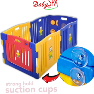 ♥♥♥ 𝐒𝐆 𝐒𝐞𝐥𝐥𝐞𝐫 BabySPA 6-Panels Baby & Kids Safety Playpen
